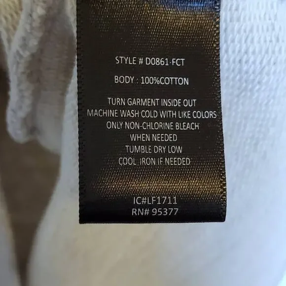 Sanctuary Mariska Lace up Gray Sweatshirt Dress Oversized S Earthy Minimalist - Picture 8 of 10